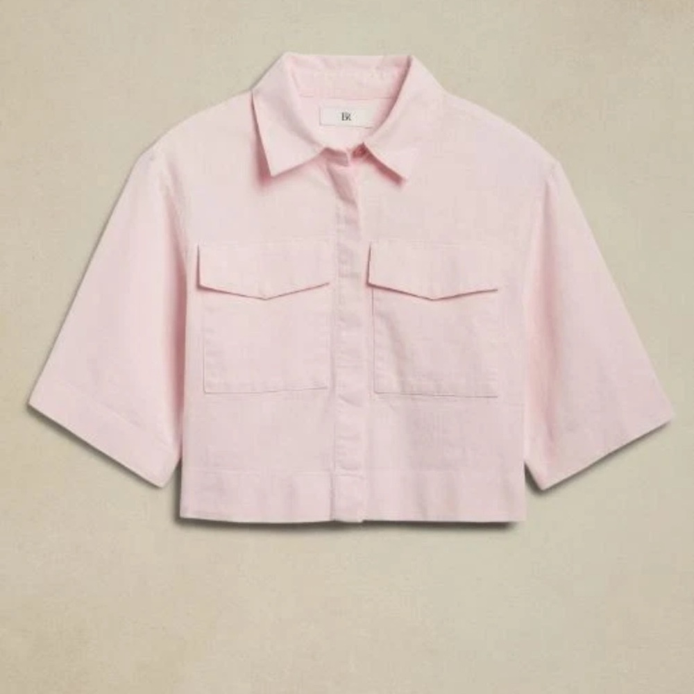 Banana Republic Light Pink Kids Button Down Shirt